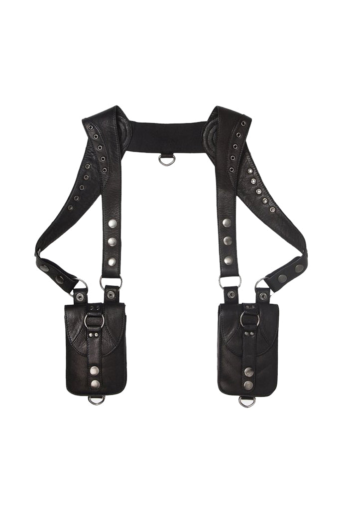 JONNY COTA mens-accessories ONE SIZE / BLACK Jonny Cota X Salvage City | Leather Holster Bag
