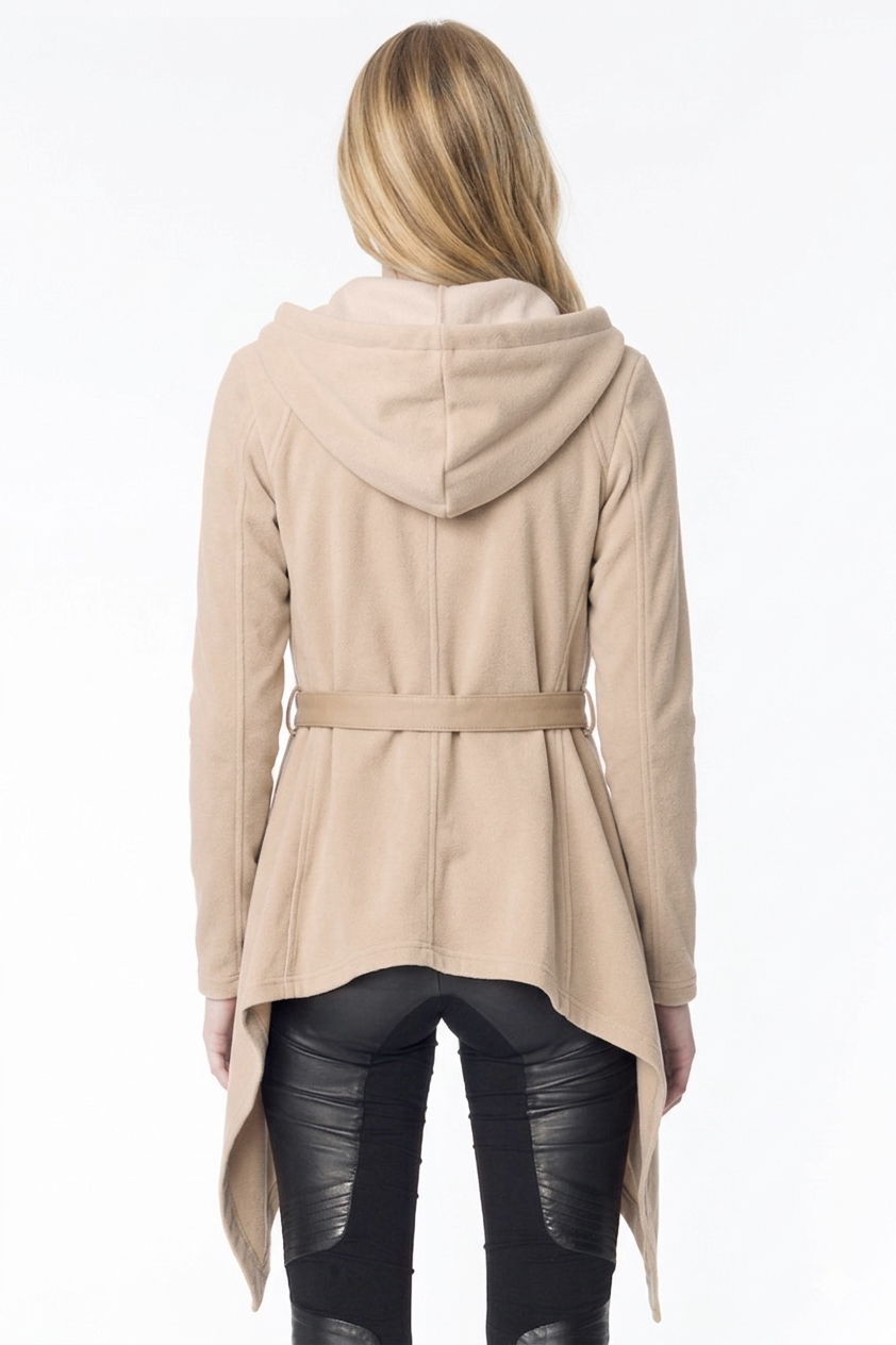 JONNY COTA womens-outerwear Jonny Cota X Salvage City | Royal Hoodie Sand